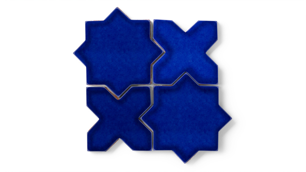 Azul Star and Cross Tile