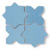 caribbean blue star and cross tile
