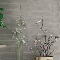 2x14 gray ceramic tile