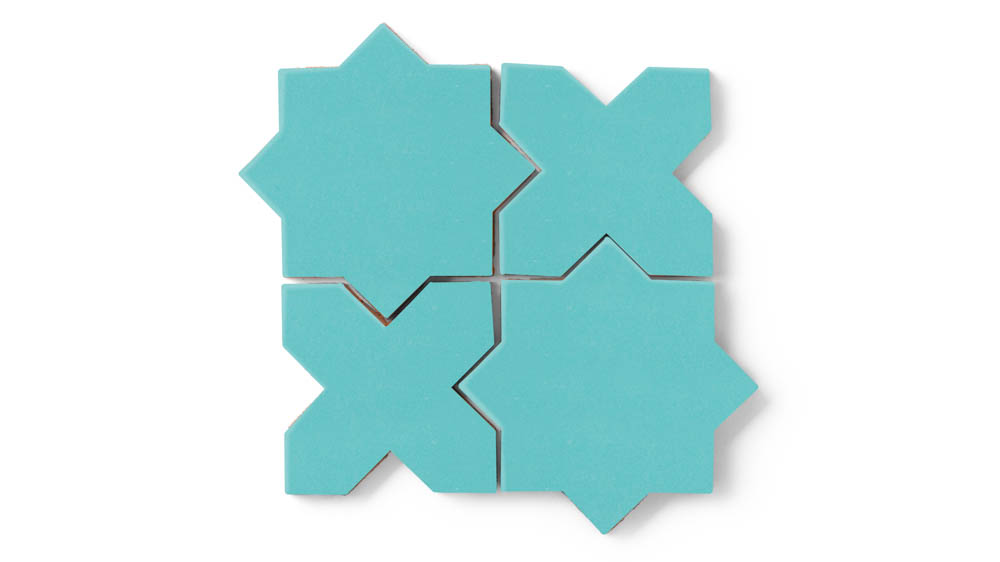 Star_Cross_Turquoise Tile