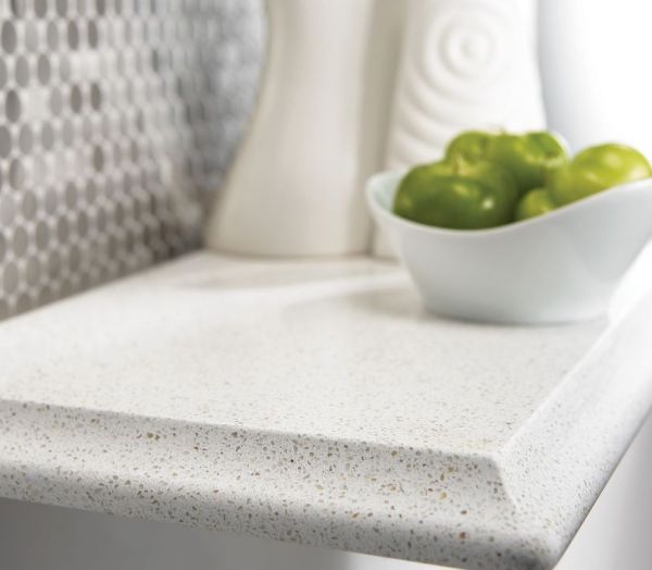 Quartz Slab Speckled White 126" x 63" Gast