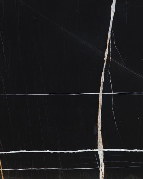 Marble slab – Black with white veins