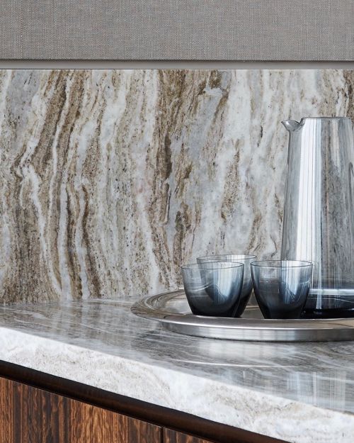 Quartzite Slab – Coffee Gray