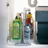 Base Mounted Slide-Out Sink Caddy with Two Baskets (1 Removable)