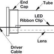 Wardrobe Bar with with Light