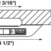 Edge Mount Power and Data Station