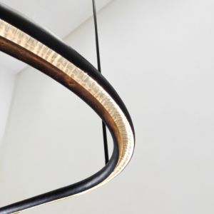 Gast Curved Metal Pendant Light